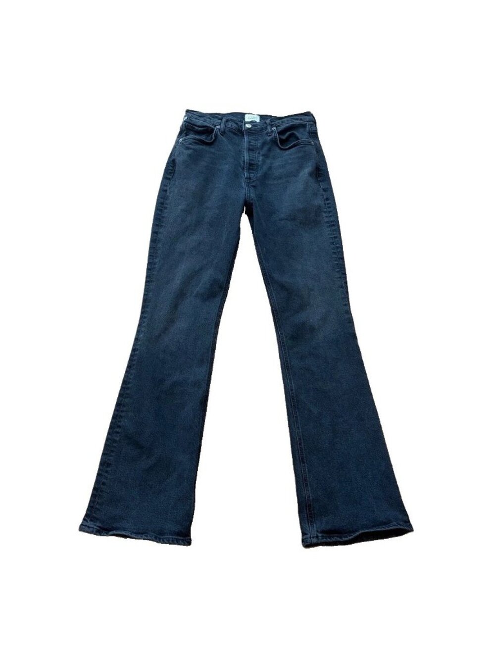 Citizens Of Humanity Premium Vintage Libby High-Waist Flare Jeans 27 Black